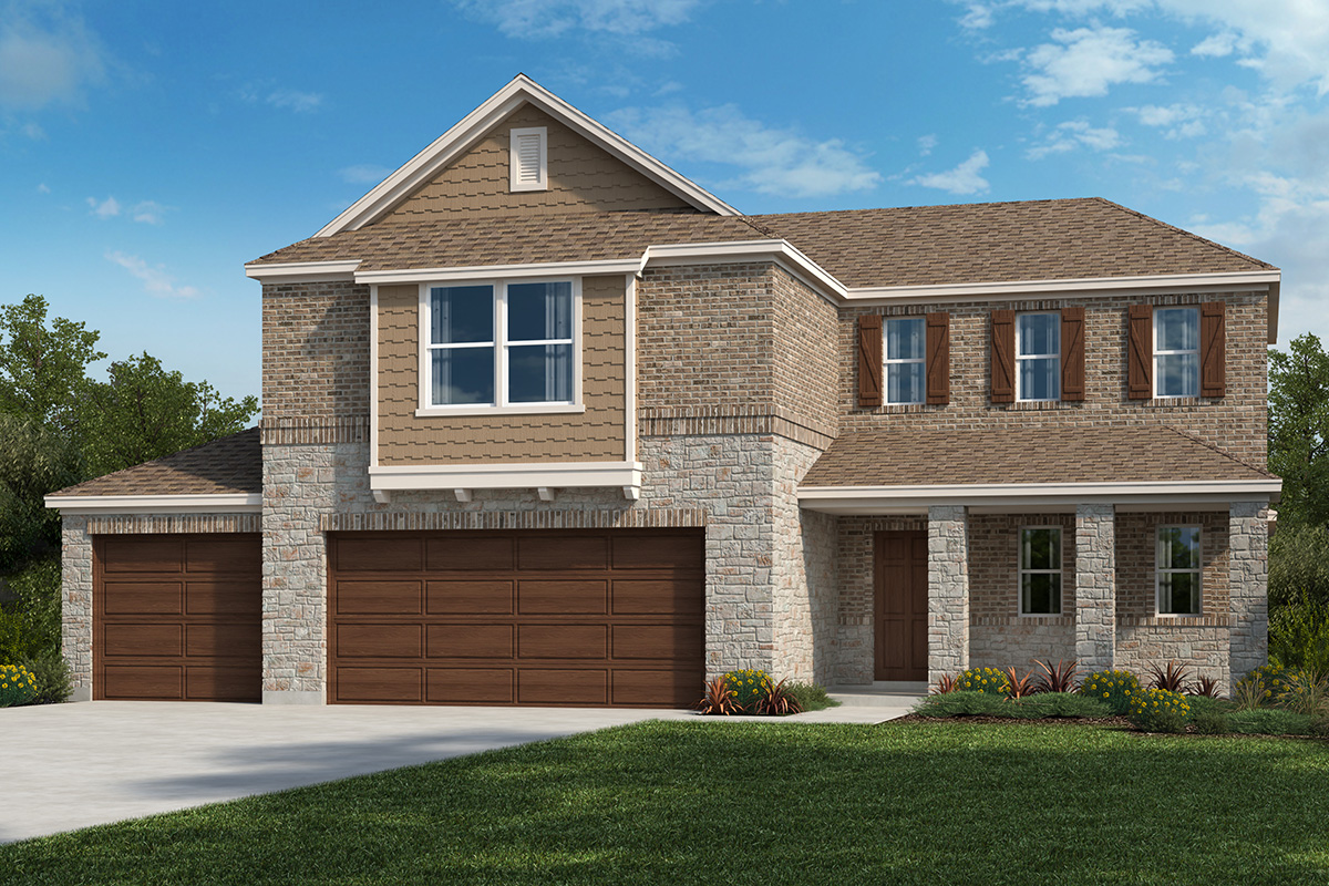 New Homes in Round Rock, TX - Salerno - Hallmark Collection Plan 2502 Elevation C