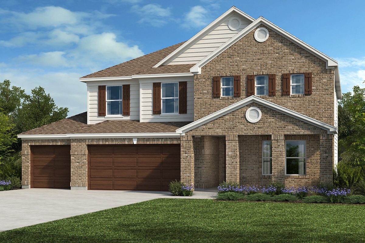 New Homes in Round Rock, TX - Salerno - Hallmark Collection Plan 2881 Elevation B