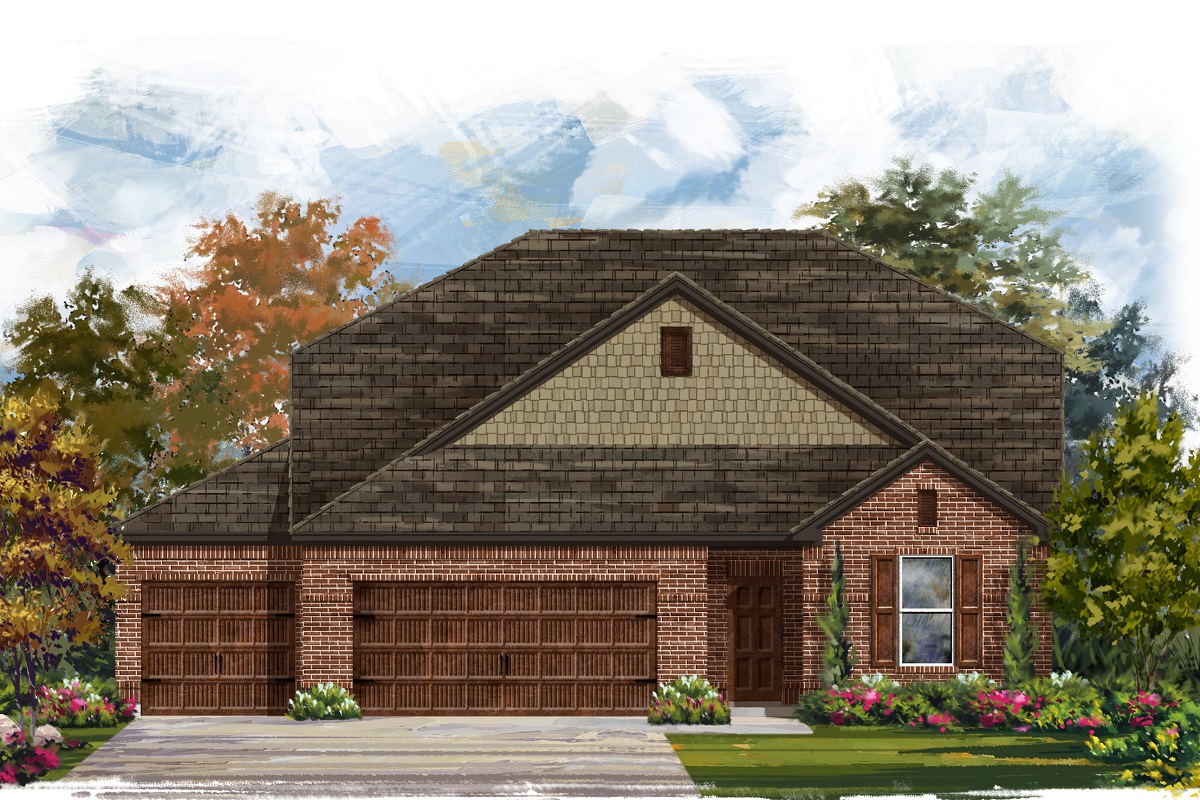 New Homes in Round Rock, TX - Salerno - Hallmark Collection Plan 2655 Elevation A