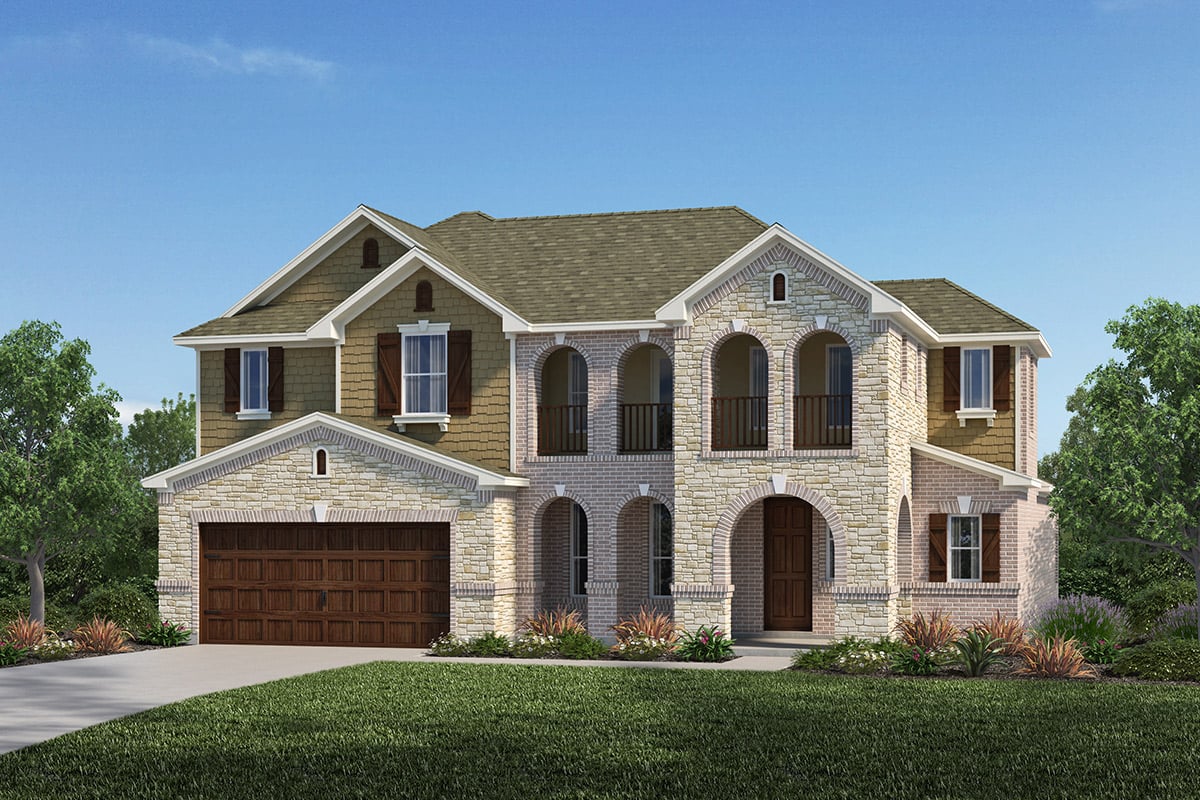 New Homes in Round Rock, TX - Salerno - Hallmark Collection Plan 2915 Elevation C
