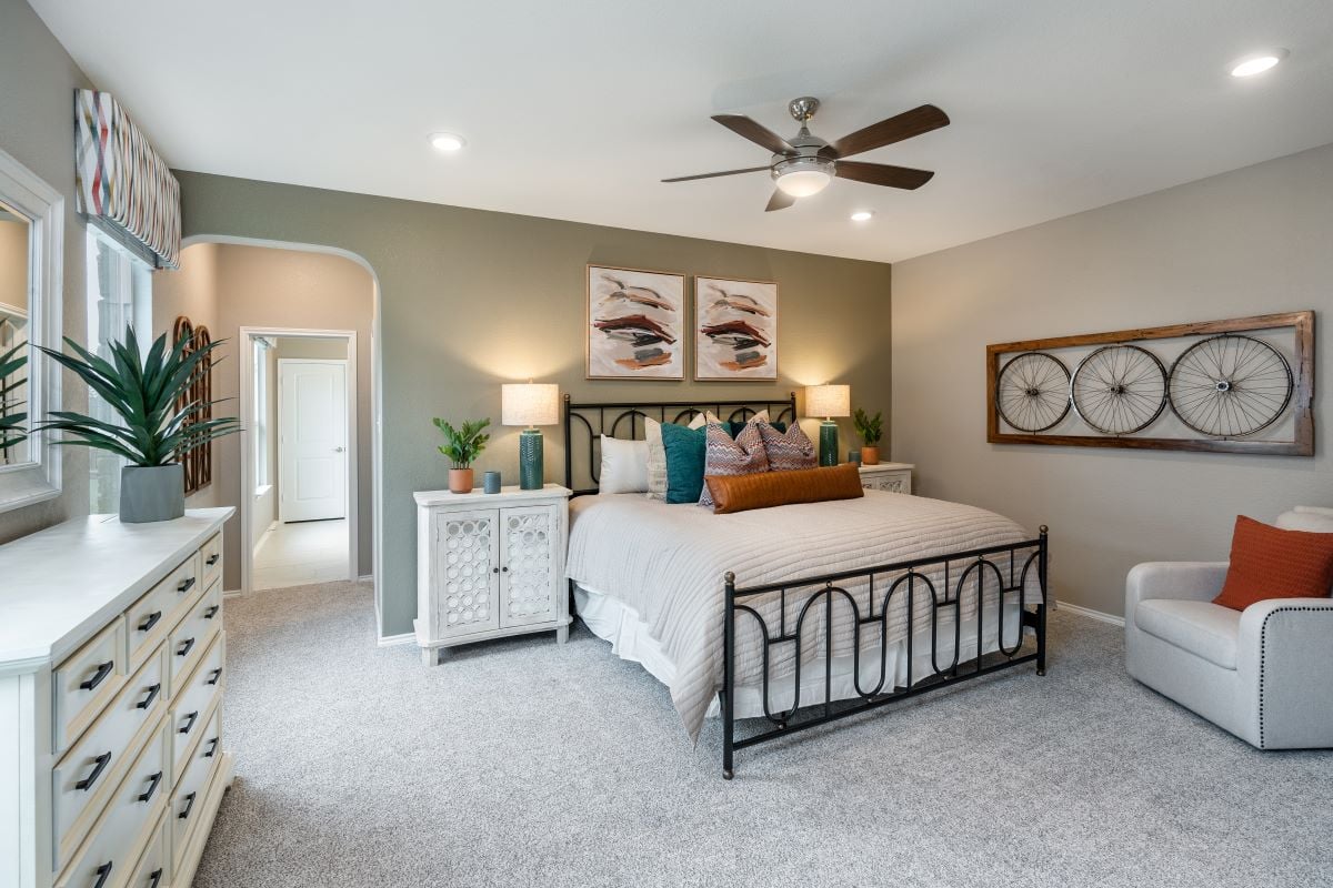 New Homes in Round Rock, TX - Salerno - Hallmark Collection Plan 2382 Primary Bedroom
