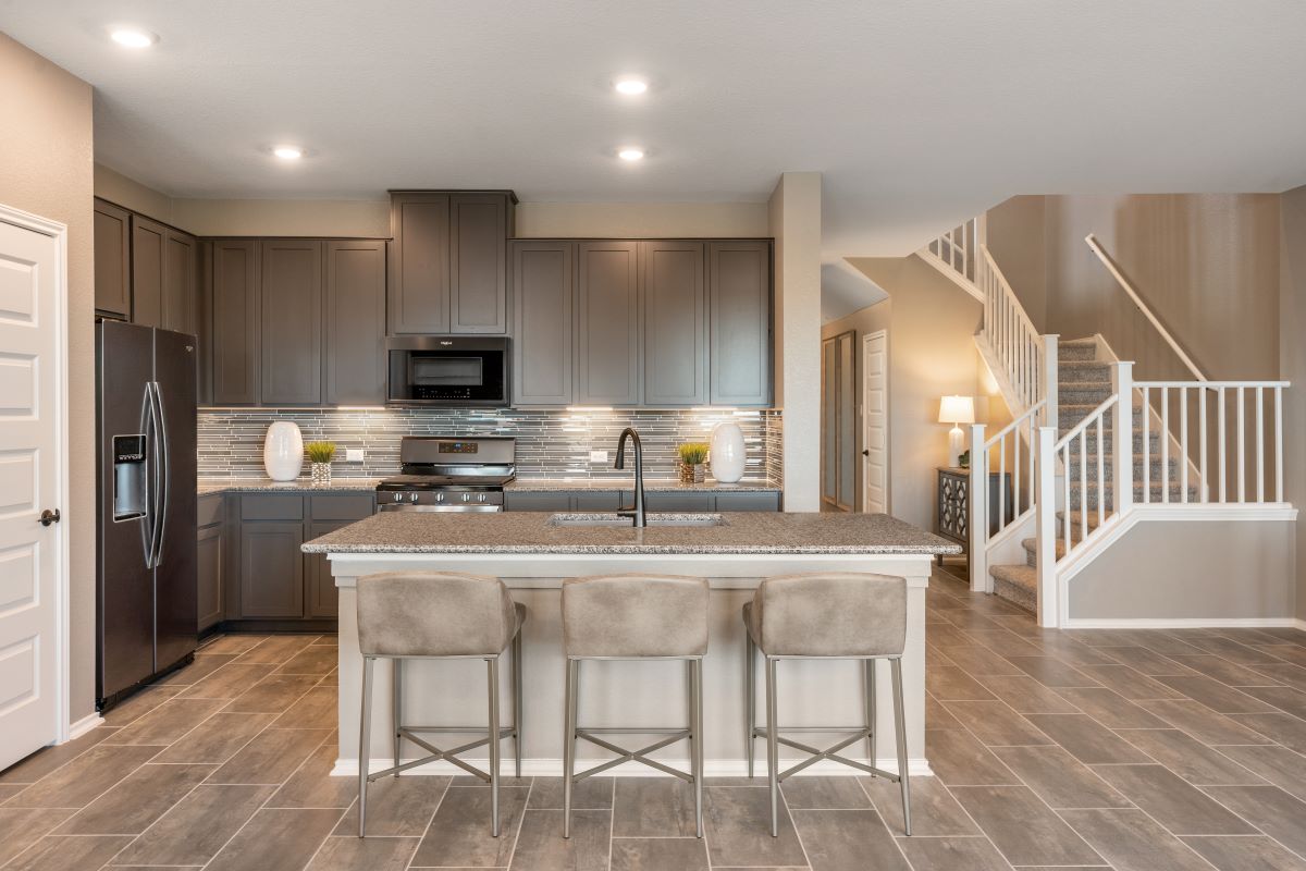 New Homes in Round Rock, TX - Salerno - Hallmark Collection Plan 2502 Kitchen