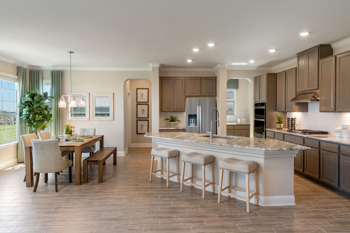 New Homes in Round Rock, TX - Salerno - Hallmark Collection Plan 3475 Kitchen