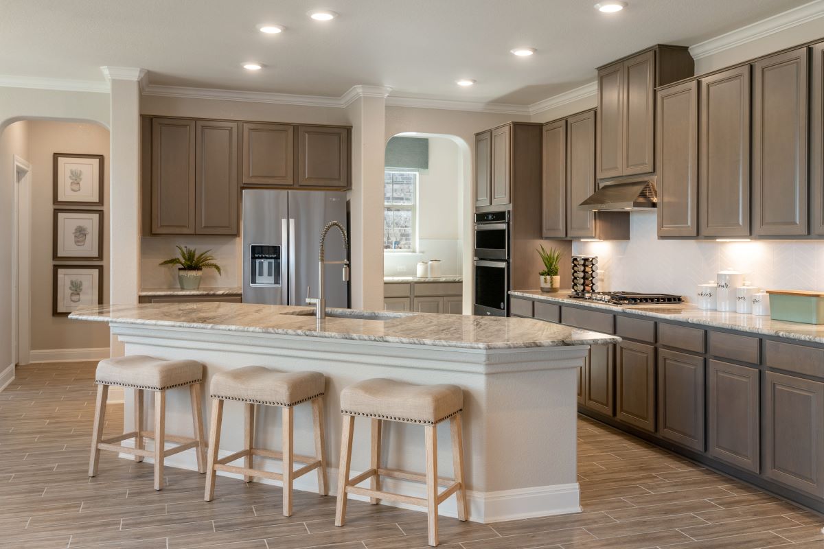New Homes in Round Rock, TX - Salerno - Hallmark Collection Plan 3475 Kitchen
