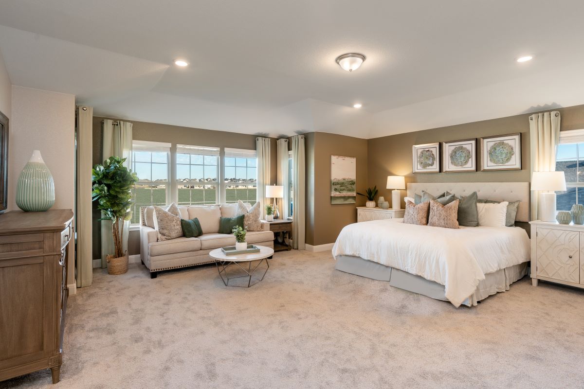 New Homes in Round Rock, TX - Salerno - Hallmark Collection Plan 3475 Primary Bedroom
