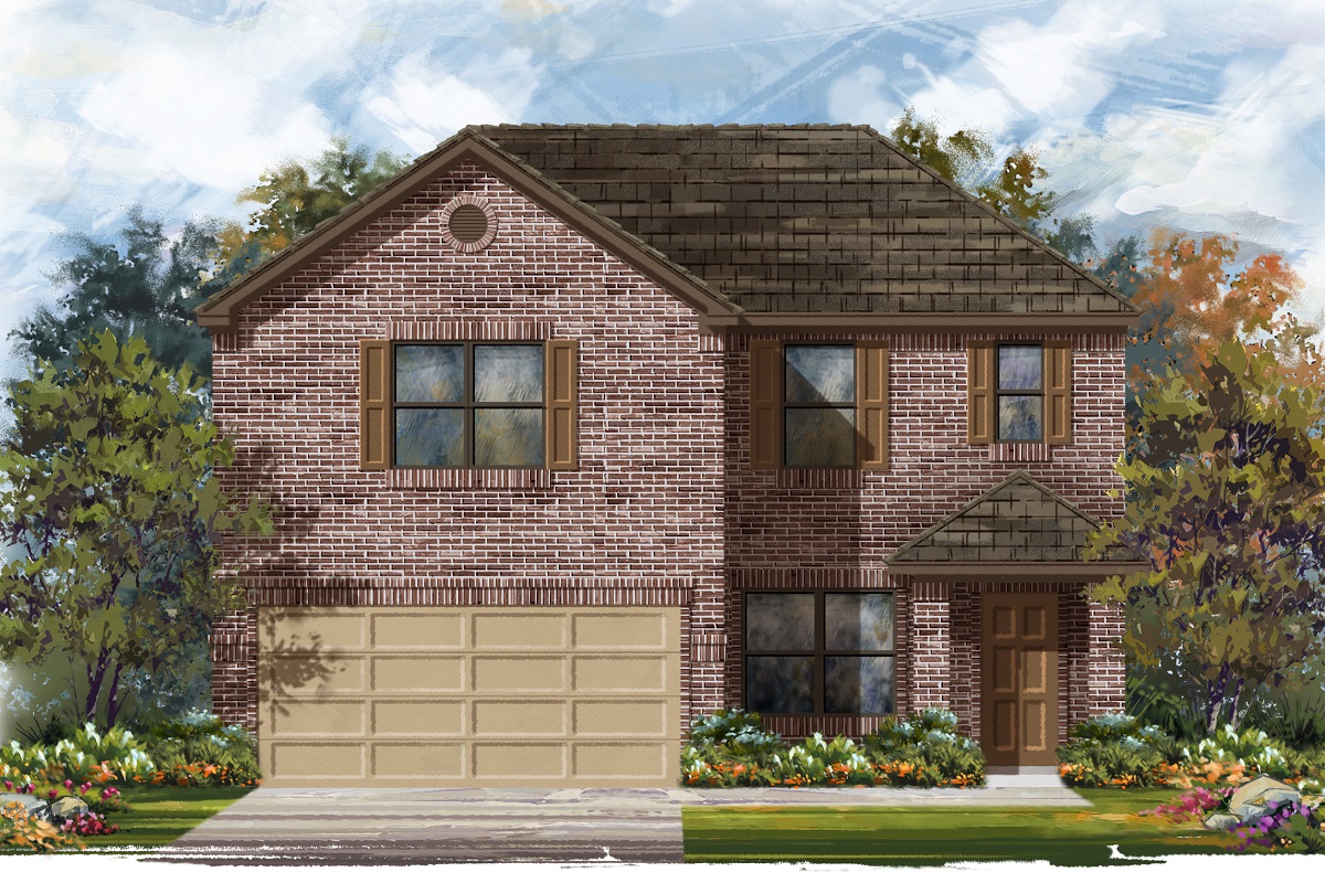 New Homes in Jarrell, TX - Sonterra - Eastwood Plan 2177 Elevation H