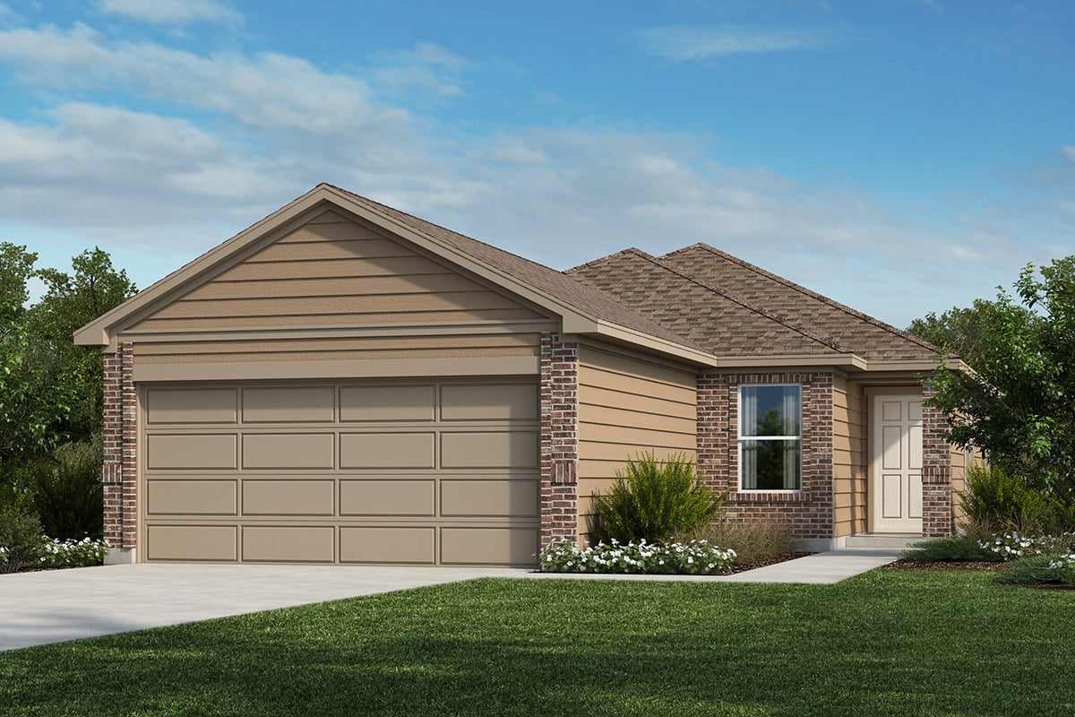 New Homes in Jarrell, TX - Sonterra - Cool Water Plan 1548 Elevation A