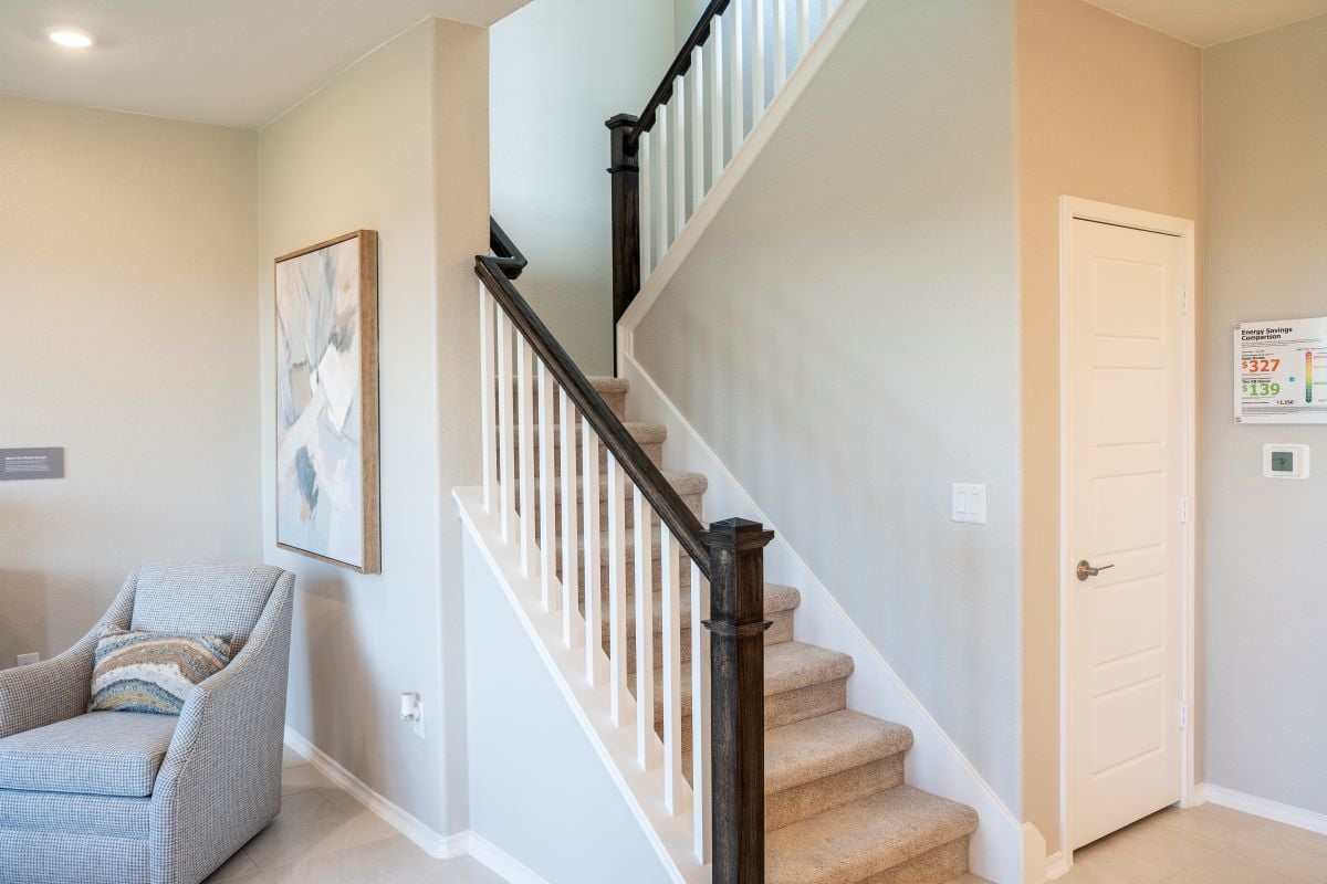 Open stair rail
