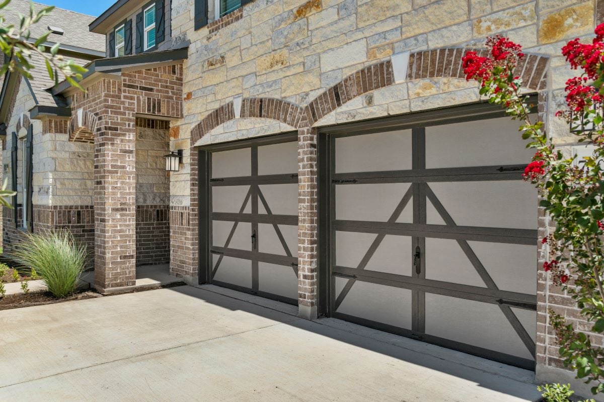 Sonoma-style garage door