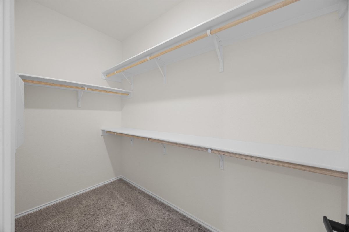 Primary walk-in closet