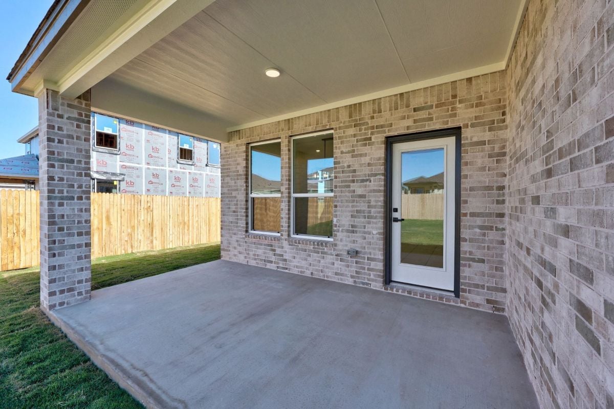 Covered patio