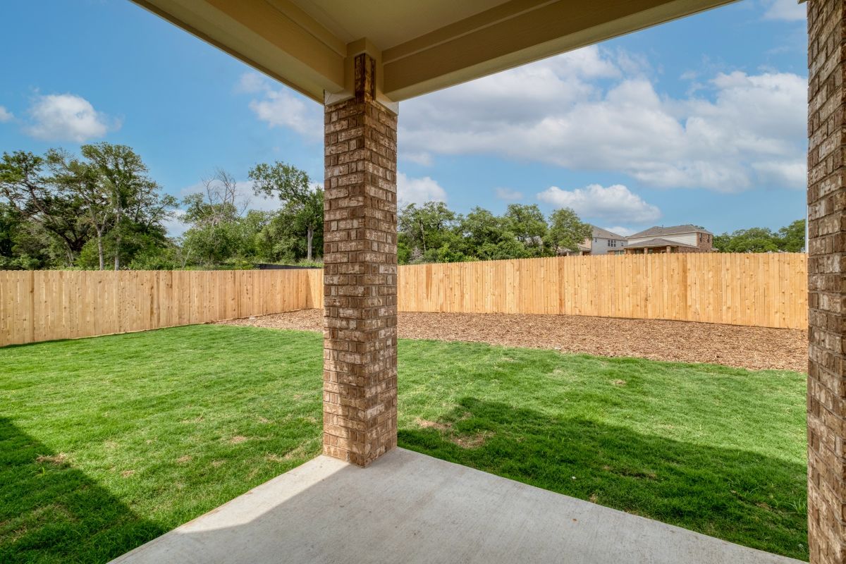 Covered patio
