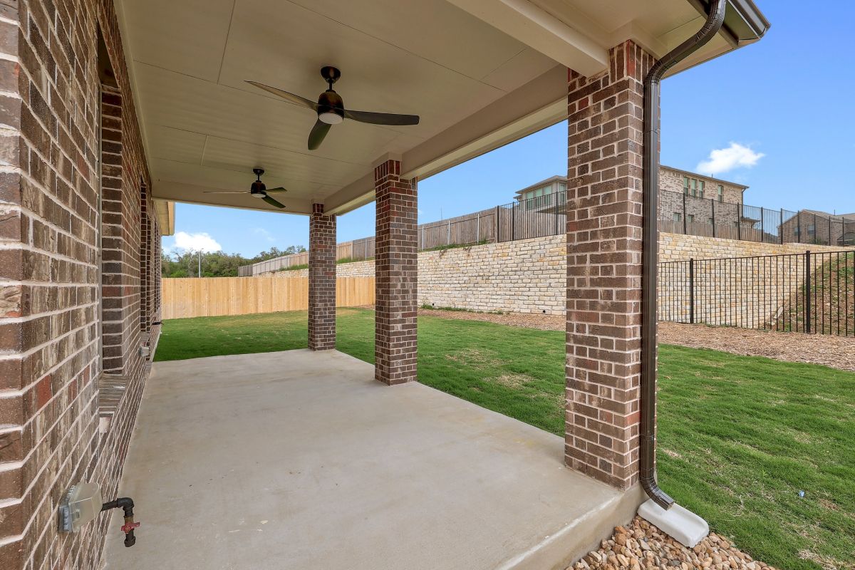 Covered patio