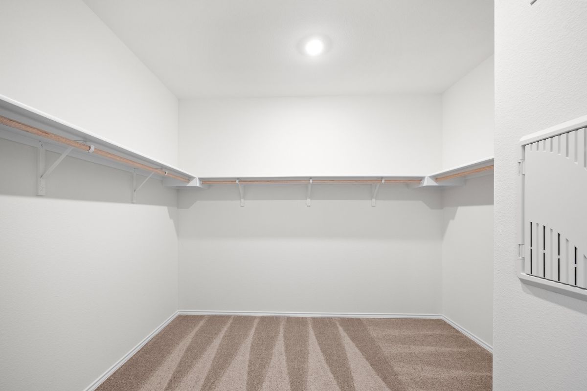 Primary walk-in closet