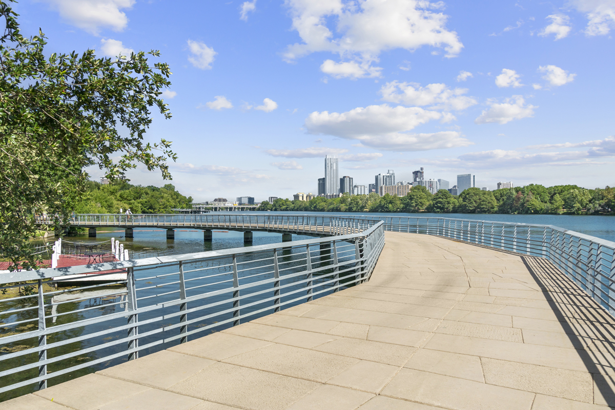 A short drive to Lady Bird Lake