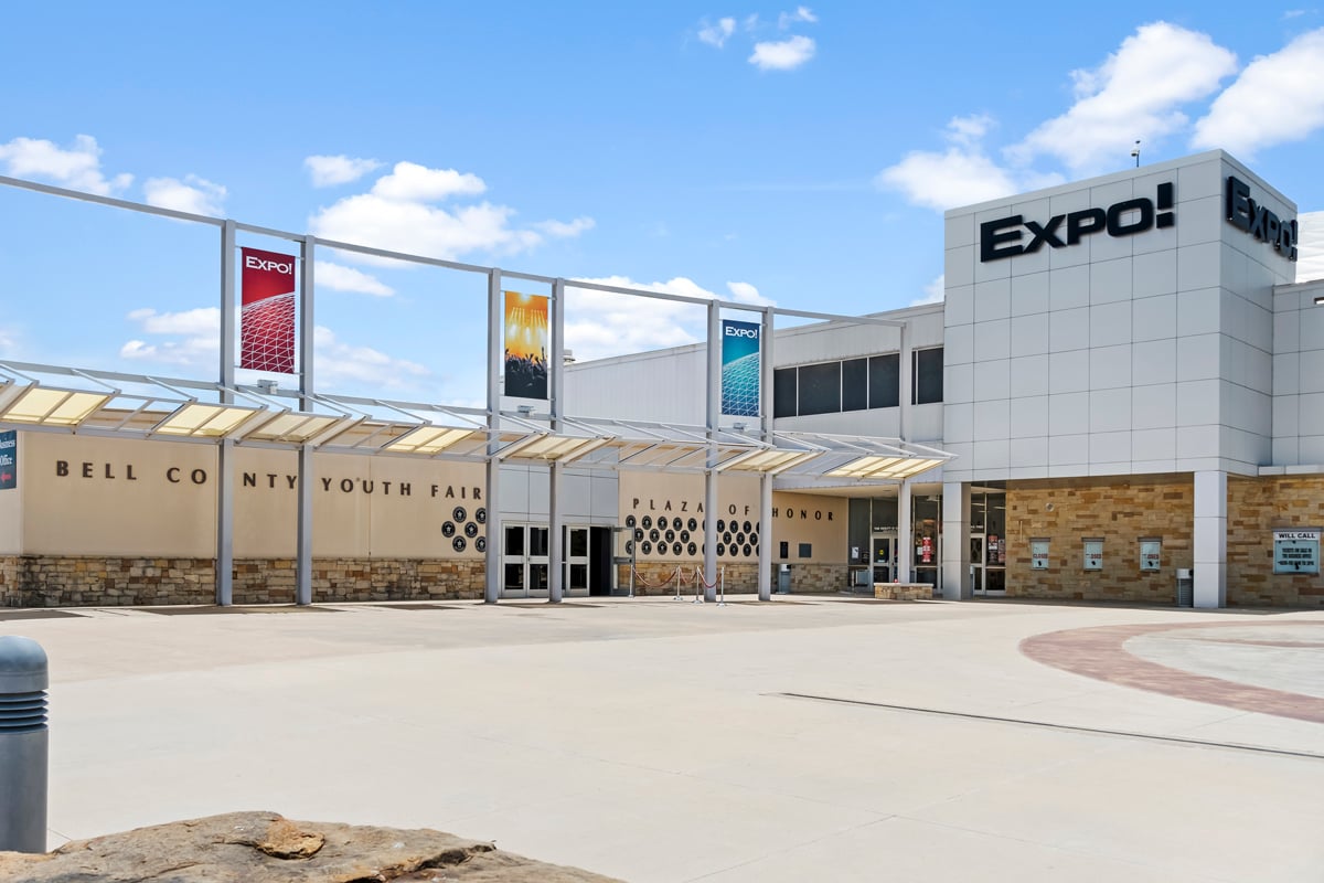 An easy drive to the Bell County Expo Center