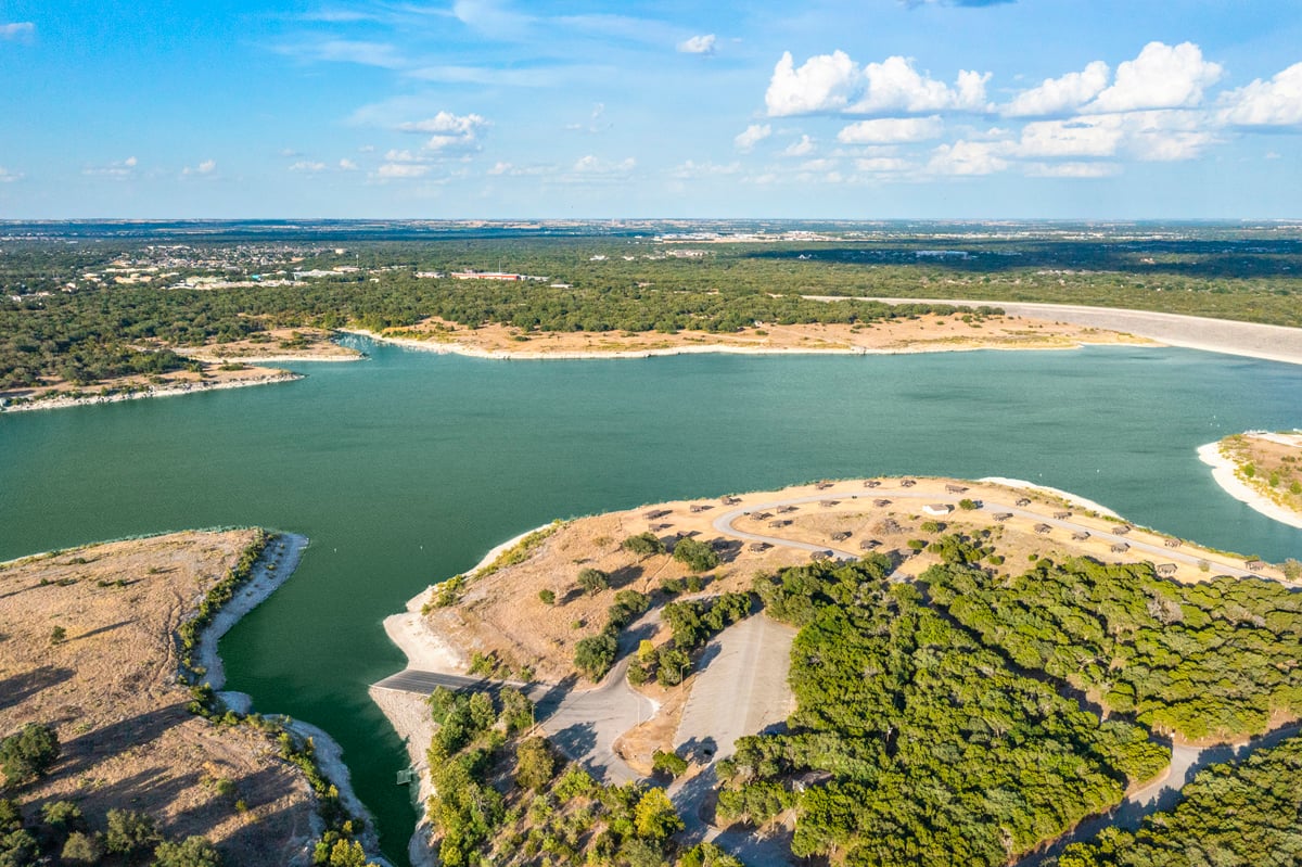 Just a short drive to Lake Georgetown