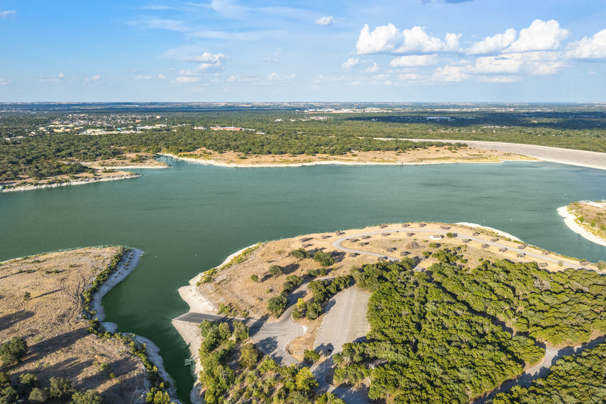 Just a short drive to Lake Georgetown