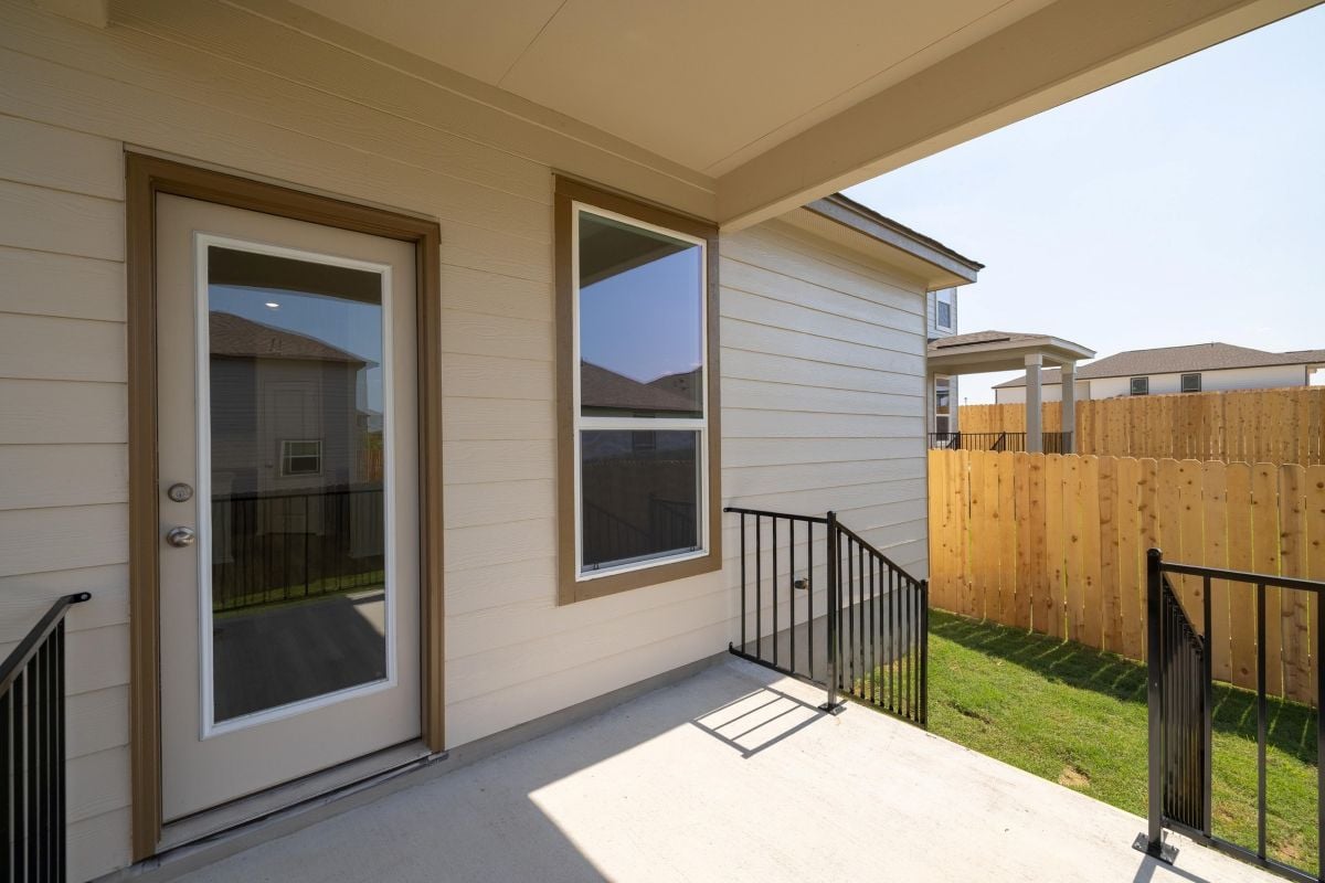Covered patio