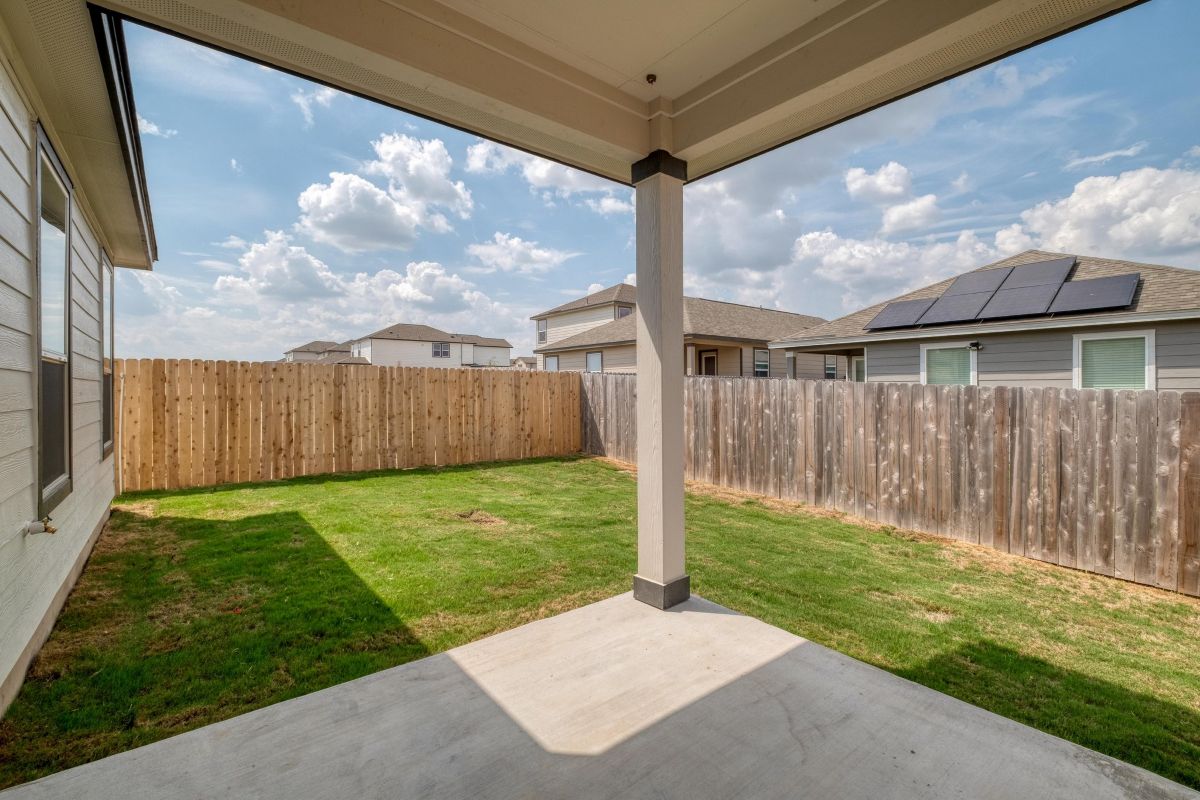 Covered patio