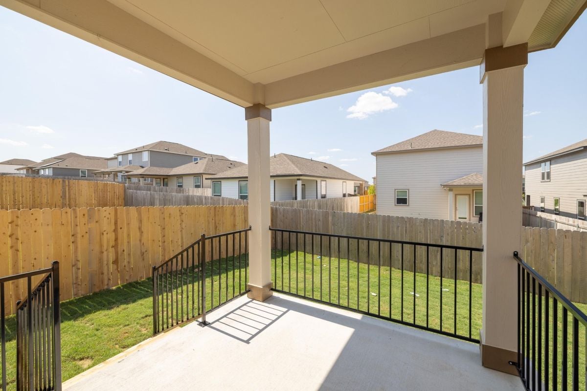 Covered patio