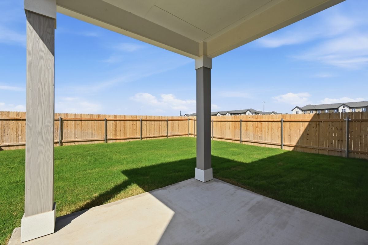 Covered patio