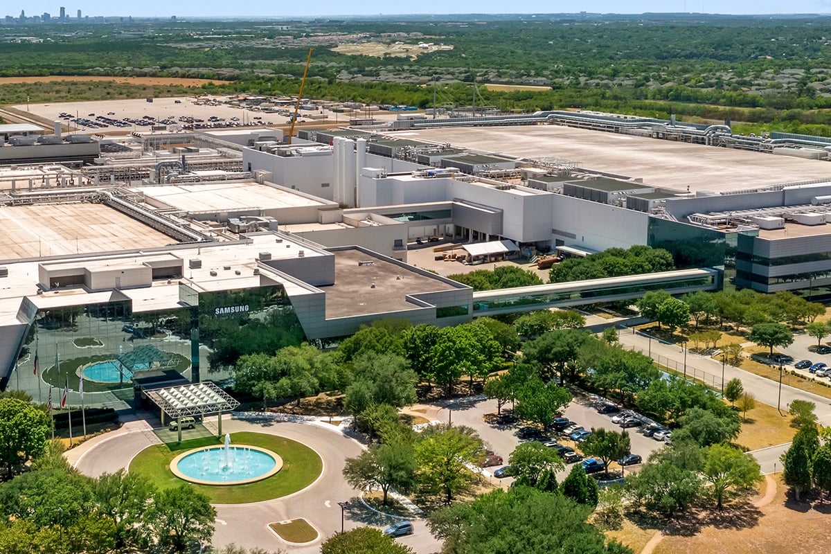 Just a short drive to Samsung Austin Semiconductor