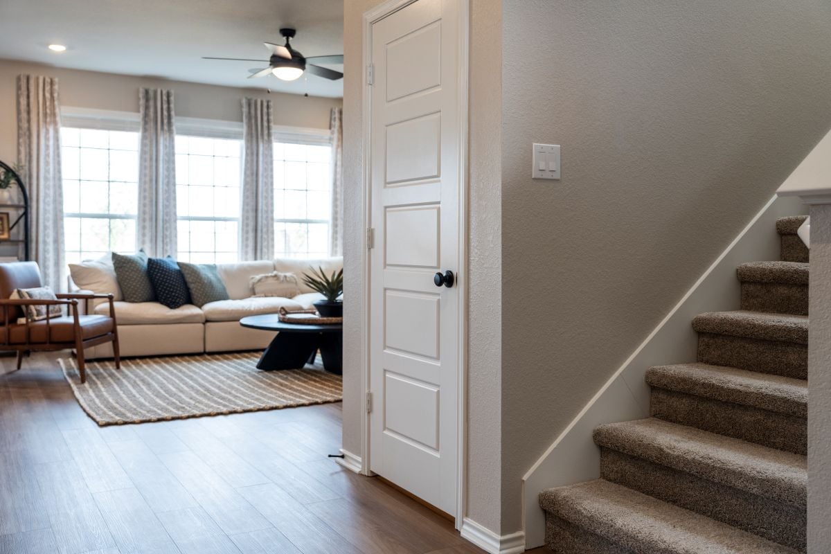 Paneled interior doors