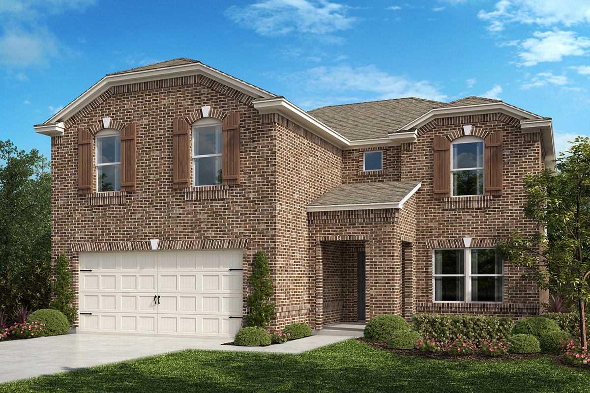 New Homes in Fort Worth, TX - Copper Creek Plan 2535 Elevation B 