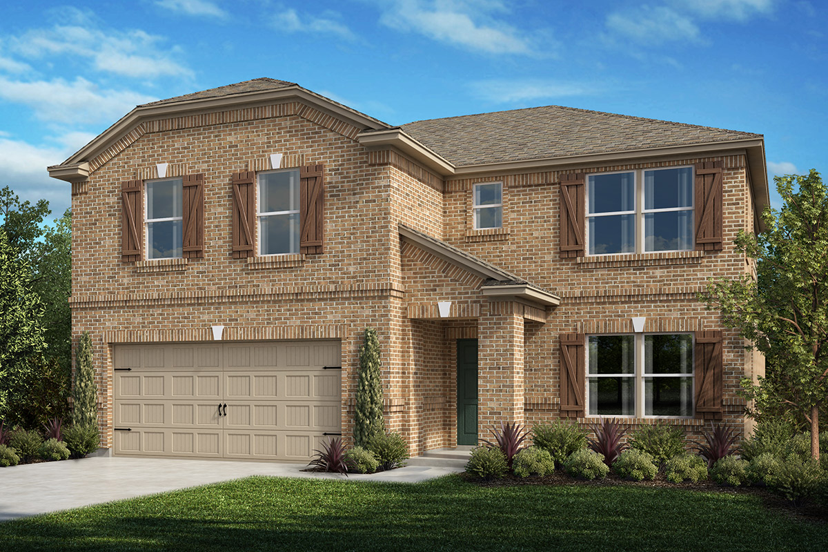 New Homes in Fort Worth, TX - Copper Creek Plan 2981 Elevation C