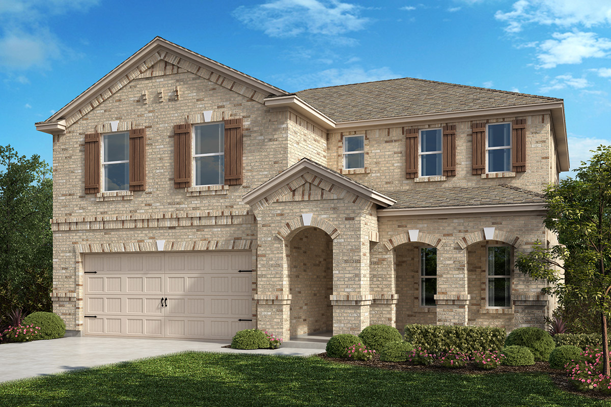 New Homes in Fort Worth, TX - Copper Creek Plan 2981 Elevation B