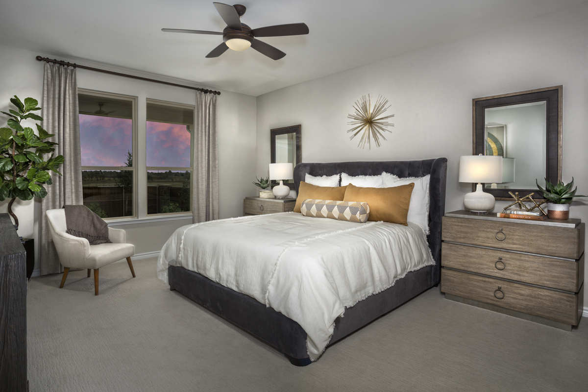New Homes in Fort Worth, TX - Copper Creek Plan 2085 Primary Bedroom