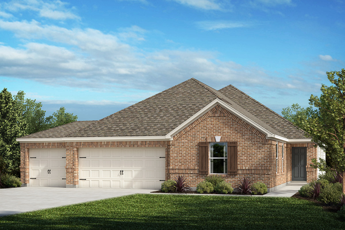 Exterior A - 3-Car Garage Option