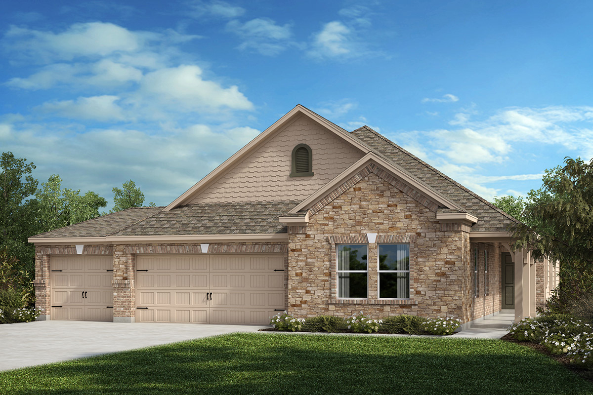 Exterior C - 3-Car Garage Option