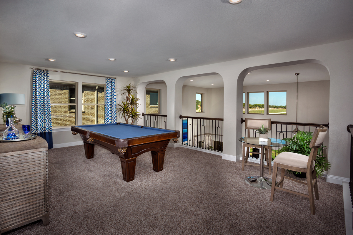 New Homes in Frisco, TX - Retreat at Stonebriar Plan 3149 Game Room