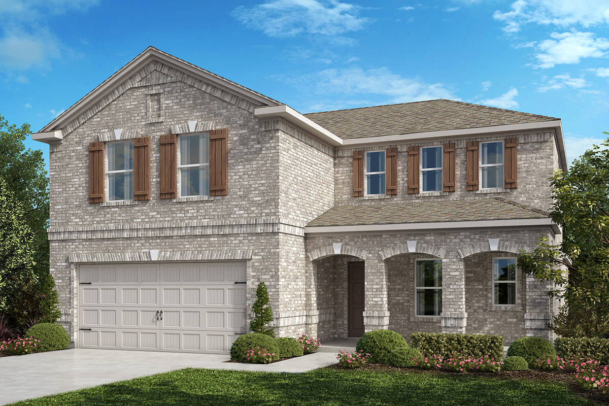 New Homes in Fort Worth, TX - Copper Creek Plan 2547 Elevation B