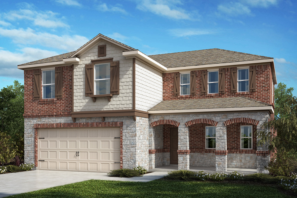 New Homes in Fort Worth, TX - Copper Creek Plan 2547 Elevation C