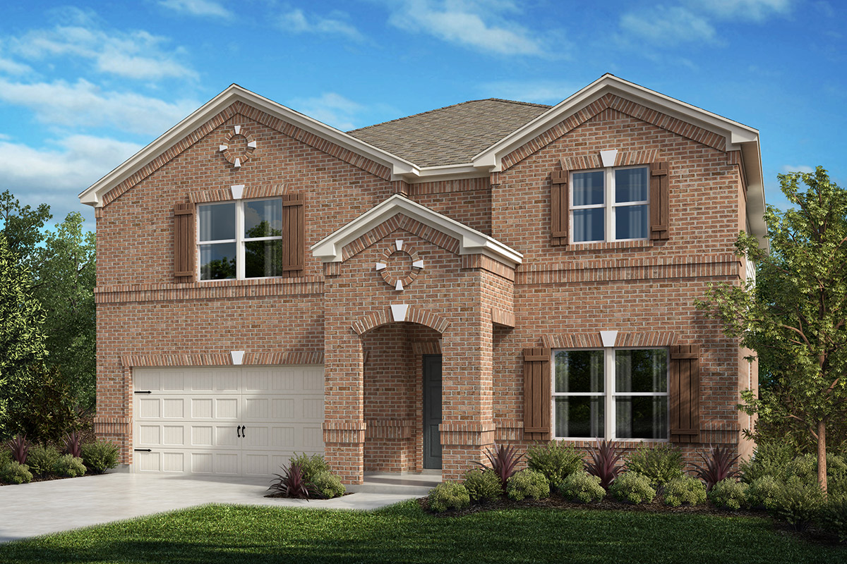 New Homes in Fort Worth, TX - Copper Creek Plan 2803 Elevation A