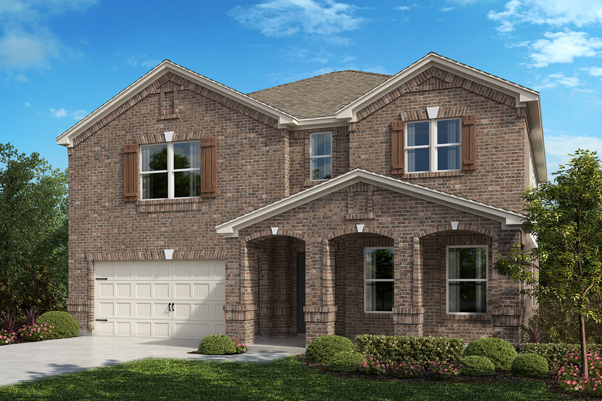 New Homes in Fort Worth, TX - Copper Creek Plan 2803 Elevation B