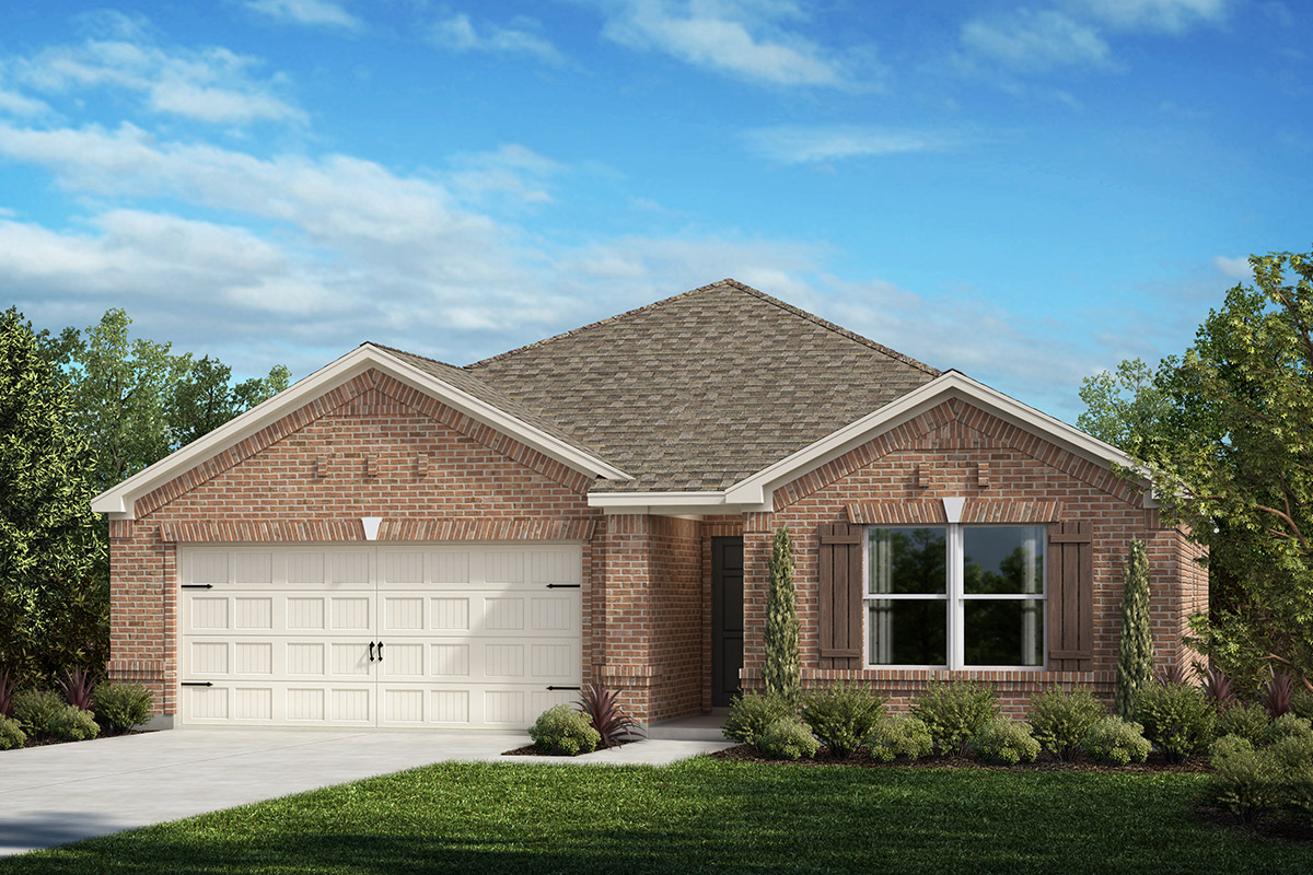 New Homes in Aubrey, TX - Winn Ridge II Plan 1567 Elevation A
