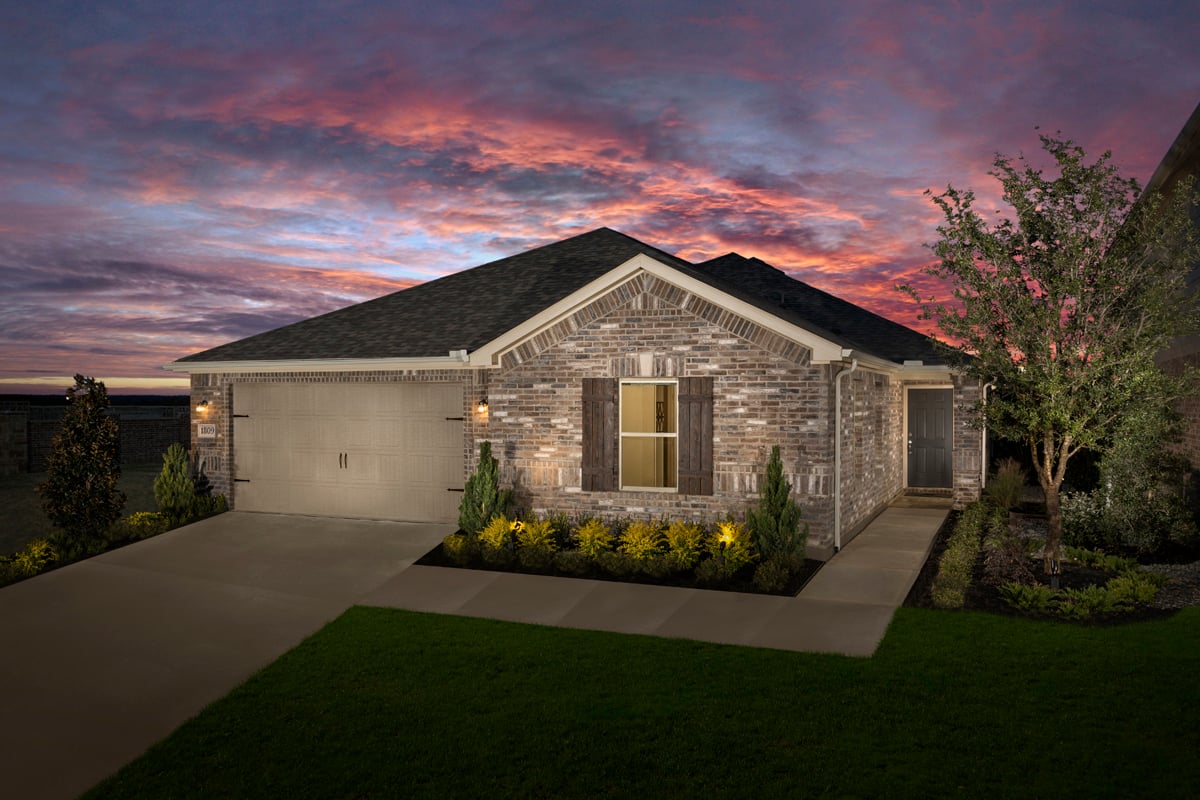 New Homes in Aubrey, TX - Winn Ridge II Plan 2085