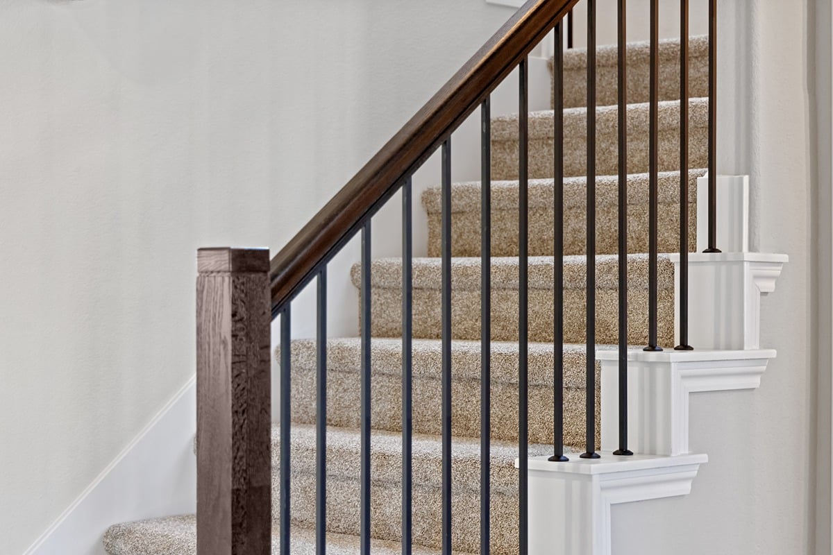 Wrought-iron stair rail