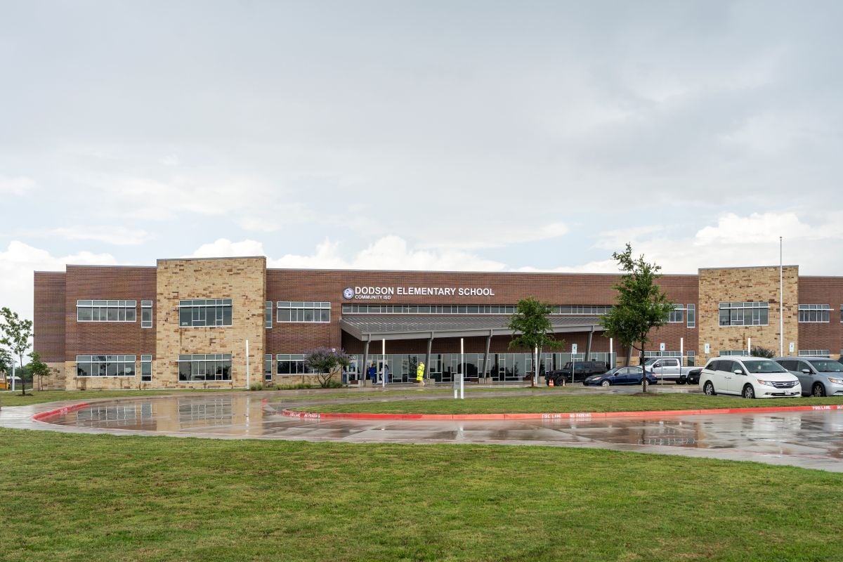 Short drive to Dodson Elementary School