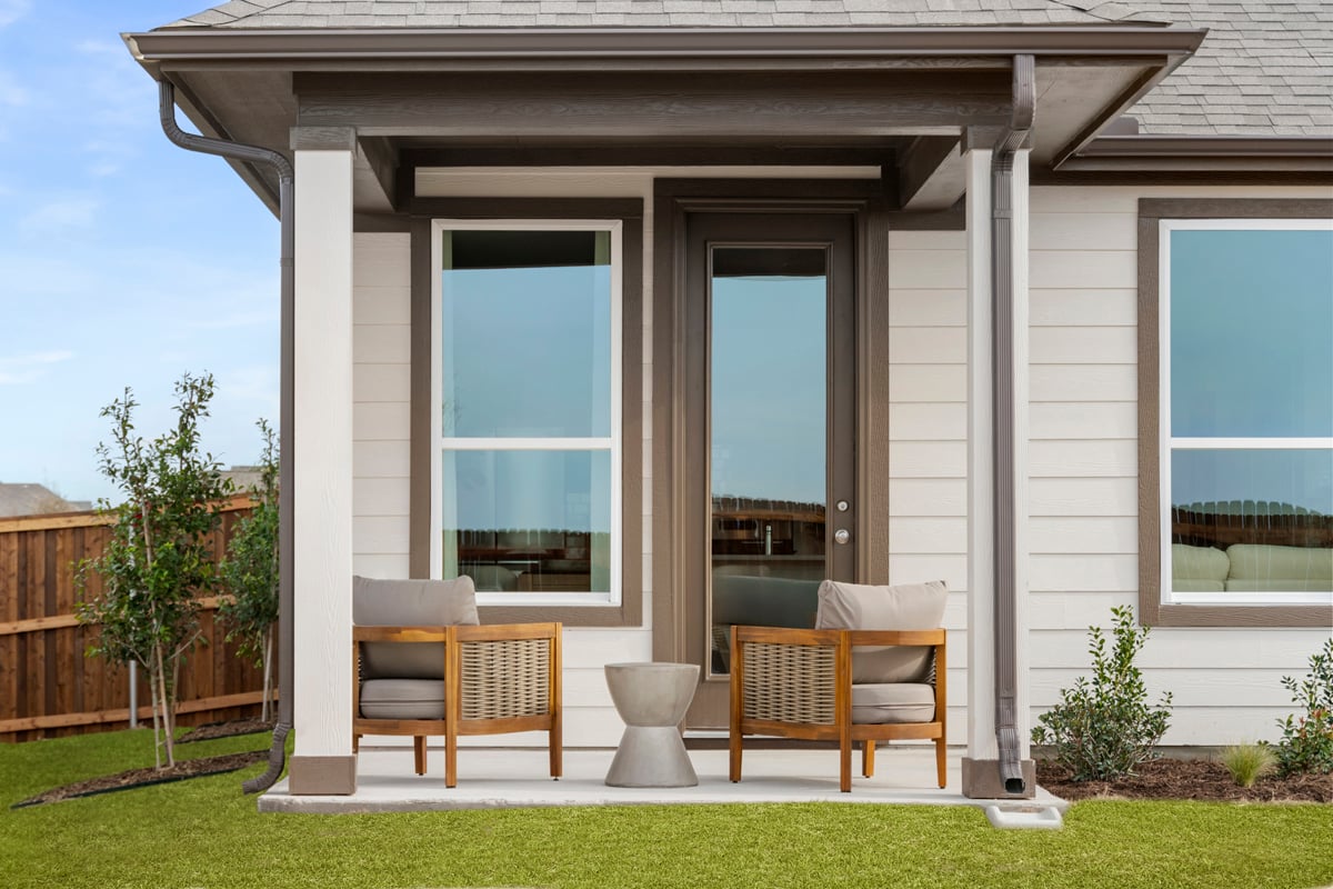 Covered patio