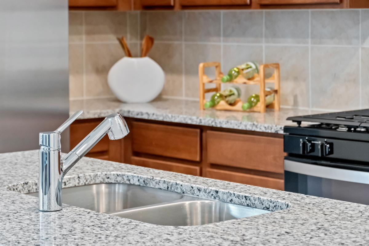 Double-basin stainless steel sink
