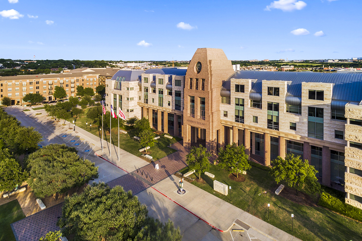 Just a short drive to Frisco Square