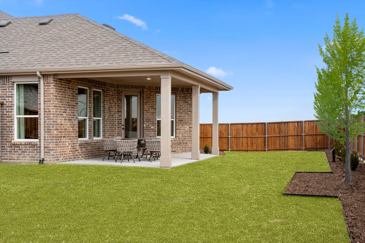 Covered patio