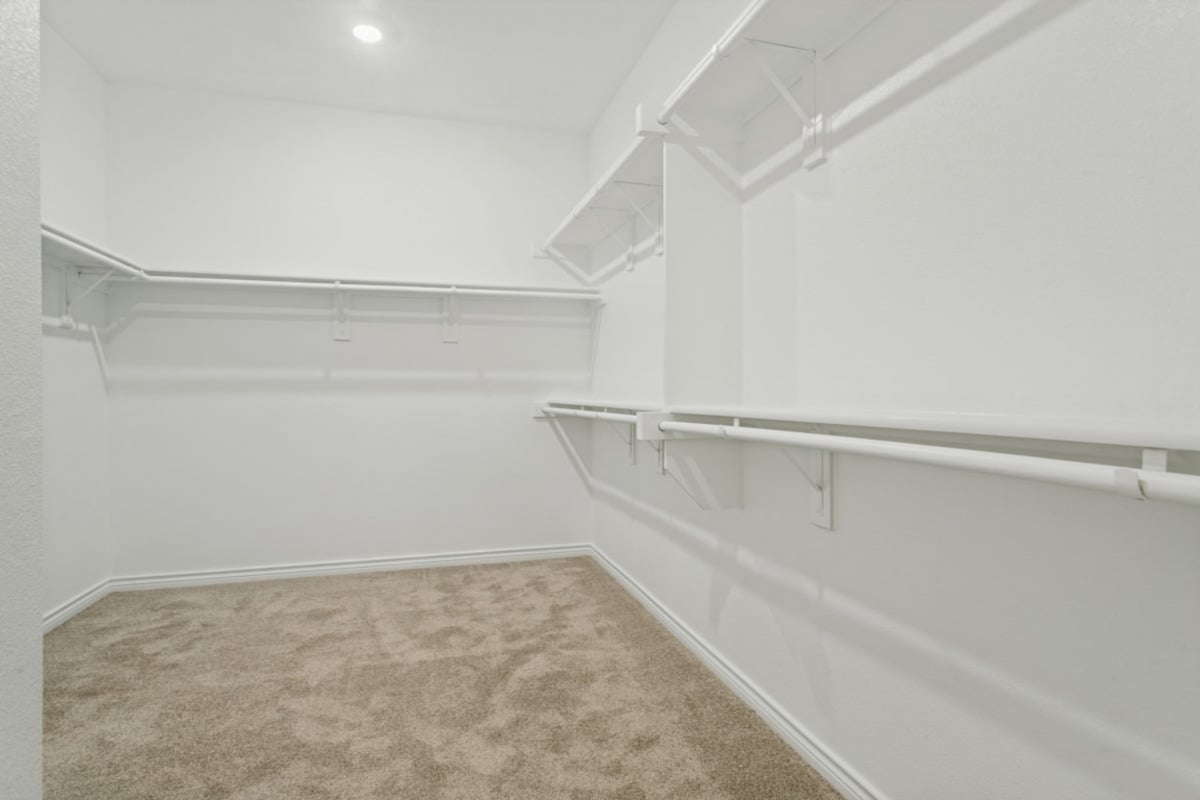 Primary walk-in closet