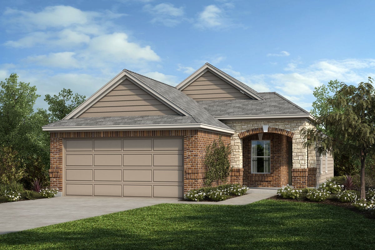New Homes in Magnolia, TX - Creekside Court Plan 1234 Elevation D