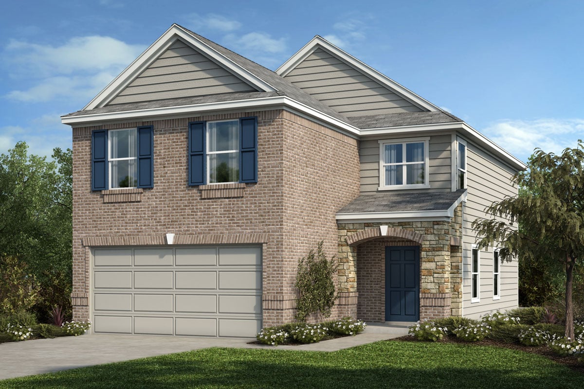 New Homes in Magnolia, TX - Creekside Court Plan 1909 Elevation D